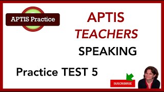 APTIS TEACHERS Speaking Practice Test 5  Find APTIS Teachers listening tests in video description [upl. by Mcclimans]