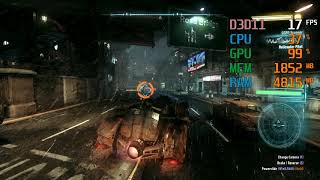 Radeon Vega 3 Graphics  AMD Athlon 200GE  Batman Arkham Knight FPS Test [upl. by Yelekalb]