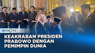 Momen Presiden Prabowo Subianto Akrab dengan Para Pemimpin Dunia [upl. by Sokim]