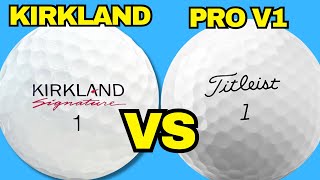 Cutting Open KIRKLAND vs PRO V1 Golf Balls What’s Inside [upl. by Aynad]