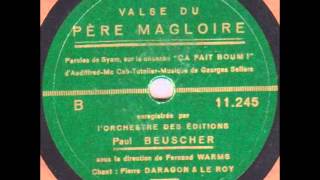 publicité pour Le père Magloire valse 1939 [upl. by Shoifet]