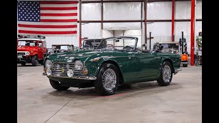 Imported 1965 Triumph TR4A For Sale  Walk Around [upl. by Lsil]