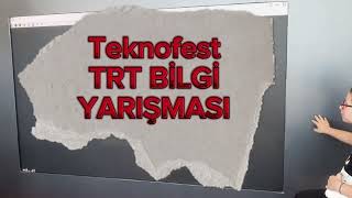 ŞAMPİYONUZ🤩🤩🤩🤩TEKNOFEST TRT BİLGİ YARIŞMASINDA BİRİNCİ OLDUK [upl. by Kcirederf]