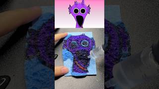 I drew Durple Horror Version from Incredibox Sprunki using Magic Eraser Sponge sprunki incredibox [upl. by Adnaral589]