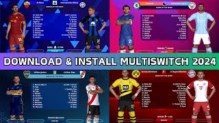 PES 2017 I New SiderX V4 I Multiswitch 2024 For All Patches  All Competitions Download amp Install [upl. by Enitsugua470]