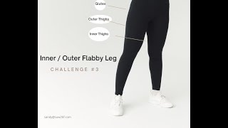 Inner Outer Flabby Leg Challenge  3 [upl. by Ilil835]