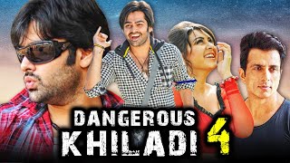 Dangerous Khiladi 4 HD Superhit South Action Comedy Dubbed Movie  Ram Pothineni Hansika Motwani [upl. by Loats]