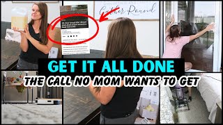 GET IT ALL DONE  CLEANING MOTIVATION  THE CALL NO MOM WANTS TO GET  I PANICKED [upl. by Barnie]