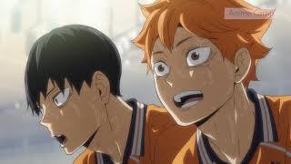 Hinata high pass calm down teammates Hinata pass Karasuno wins Haikyuu [upl. by Bernstein255]