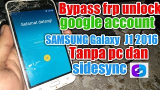 cara bypass akun google samsung j1 2016 tanpa pc [upl. by Desiri]