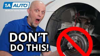 Most Common Brake Installation Mistakes [upl. by Pirozzo]