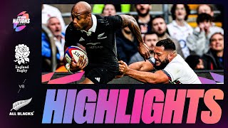 HIGHLIGHTS  ENGLAND V NEW ZEALAND  AUTUMN NATIONS SERIES [upl. by Nivle]