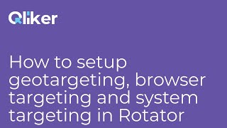 How to set up geotargeting browser and system targeting [upl. by Ainel]