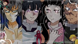 ALL PARTS Hashiras reacts to Kamaboko Squad  No ships  Kimetsu no yaiba  KNYDS [upl. by Neom]