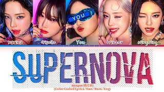 KARAOKEaespa quotSupernovaquot 5 Members LyricsYou As A Member [upl. by Harriet158]