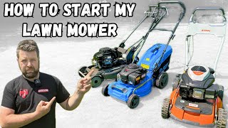 How to Start my Lawnmower  Choke  Primer  Autochoke  Why wont my Mower Start Troubleshooting [upl. by Aurita800]