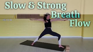 Slow amp Strong Yoga Flow with Focus on the Breath An oldie with a new audio [upl. by Elades]