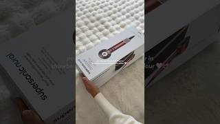 unboxing Dyson hair dryer 🎀🤍🫶🏼 unboxing asmr dyson hair [upl. by Lucio]