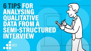 How to analyse qualitative data for an interview I semistructured interview [upl. by Shanna356]