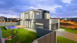 Strong Modern Lines and sandblasted windows makes this property stand out Midstream Meadows Estate [upl. by Apfelstadt]