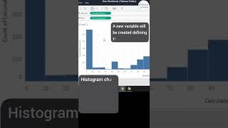 How to create Histogram Chart in Tableau 📊 tableautraining [upl. by Shaum793]