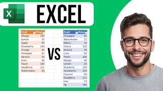 How To Compare Two Tables In Excel Full Guide\ All ways [upl. by Anoi]