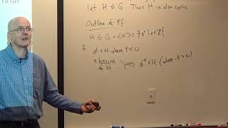 Abstract Algebra Lec 11A Idea of Proof of Part of Fund Thm of Cyclic Groups Permutation Groups [upl. by Pan]