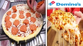 Como se HACE la MASA para PIZZA de DOMINOS PIZZA  Como se hace una PIZZA🍕documental [upl. by Sholes]