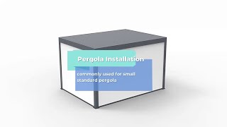 SUNC Aluminium Pergola Installation video pergolainstallation SUNCpergola aluminumpergolacompany [upl. by Maggee]