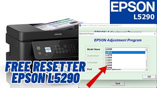 Resetter for Epson L5290 ecotank free download [upl. by Sells]