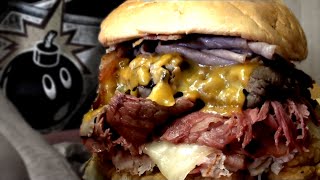 Competitive Eater takes on Arbys Meat Mountain [upl. by Dennett]