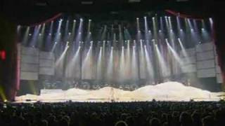 Celine Dion Open Arms  Exclusive video from new Las Vegas show 2011 [upl. by Ydnelg]