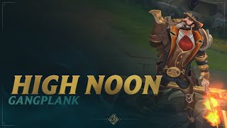 High Noon Gangplank 🍊  RuneForge—LoL Custom Skins [upl. by Devon]