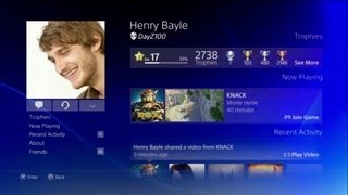 Playstation 4  User Interface Overview  PS4 UI Walkthrough [upl. by Fante]