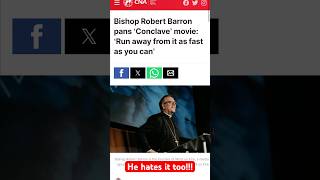 Bishop Baron blasts movie Conclave [upl. by Abeh]