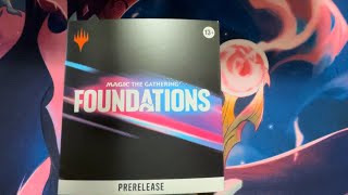 Unboxing Time MTG Foundations Prerelease Kit New Era Begins mtg foundation unboxing [upl. by Atikahs]