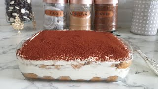 Tiramisu sans alcool sans œuf et sans mascarpone تيراميسو بدون بيض [upl. by Eindys]