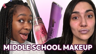 How We Did Our Makeup In Middle School • Saf amp Freddie [upl. by Mcevoy]