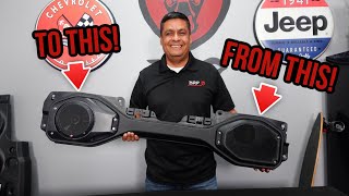 HOW TO UPGRADE YOUR FACTORY SOUNDBAR ON YOUR JEEP WRANGLER JLU OR GLADIATOR JT [upl. by Oluas]