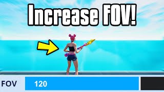 How To INCREASE FOV in Fortnite [upl. by Frances]