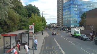 London Bus Ride Bus Route 210 Archway to Finsbury Park [upl. by Charla]