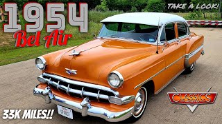 1954 Bel Air Sedan  33k Original Miles  Look At amp DRIVE [upl. by Tanney884]