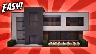 Minecraft How To Build A Small Modern House Tutorial 13 [upl. by Teria]