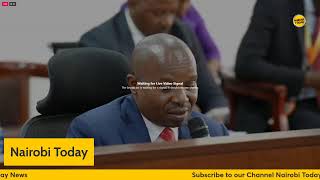 Live Fireworks😱🔥 Cs Kindiki grilled by National Assembly Committee on National Security [upl. by Nera]