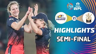 SEMIFINAL Women IPL Highlights 2024  RCB VS MI WPL 2024 Highlights cricket [upl. by Niraj]