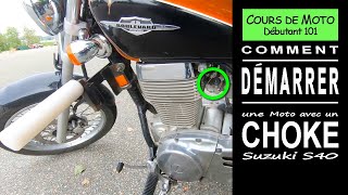 Comment Démarrer une Moto avec un CHOKE [upl. by Haswell]