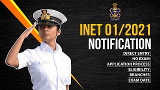 INET 012021 Notification  Direct Entry No Exam  Application Process  Eligibility  Branches [upl. by Antonino]