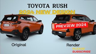 ALL NEW TOYOTA RUSH 2024 New Design  DEBUT NEXT MONTH Current Appearance [upl. by Ahsatal86]