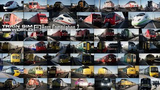 Train Sim World 2 Horn Compilation 2  All TrainsLocos  As of December 2021 [upl. by Aniuqal259]