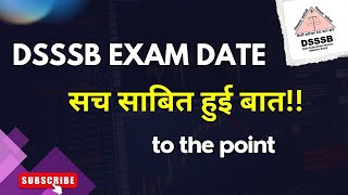 Dsssb Exam Date To the Point dsssb exam kabक्या आपकी तैयारी है dsssb dsssb2024 examdate tgt [upl. by Nyllewell858]